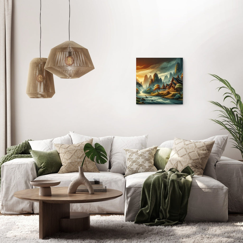 Spiritual Nature Fusion Canvas