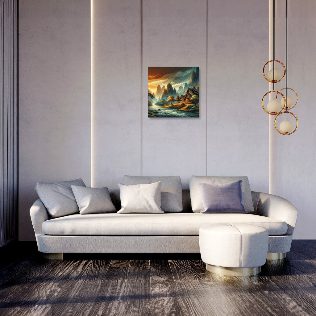 Spiritual Nature Fusion Canvas