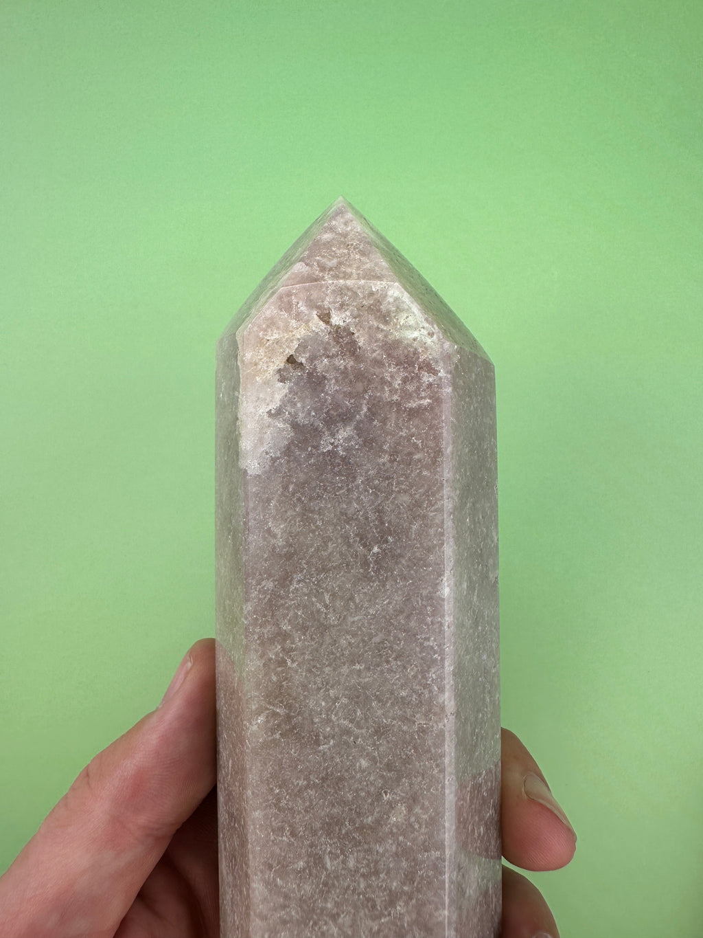 Pink amethyst - XL tower