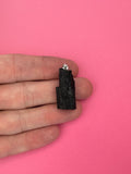 Black tourmaline - Rough necklace pendant
