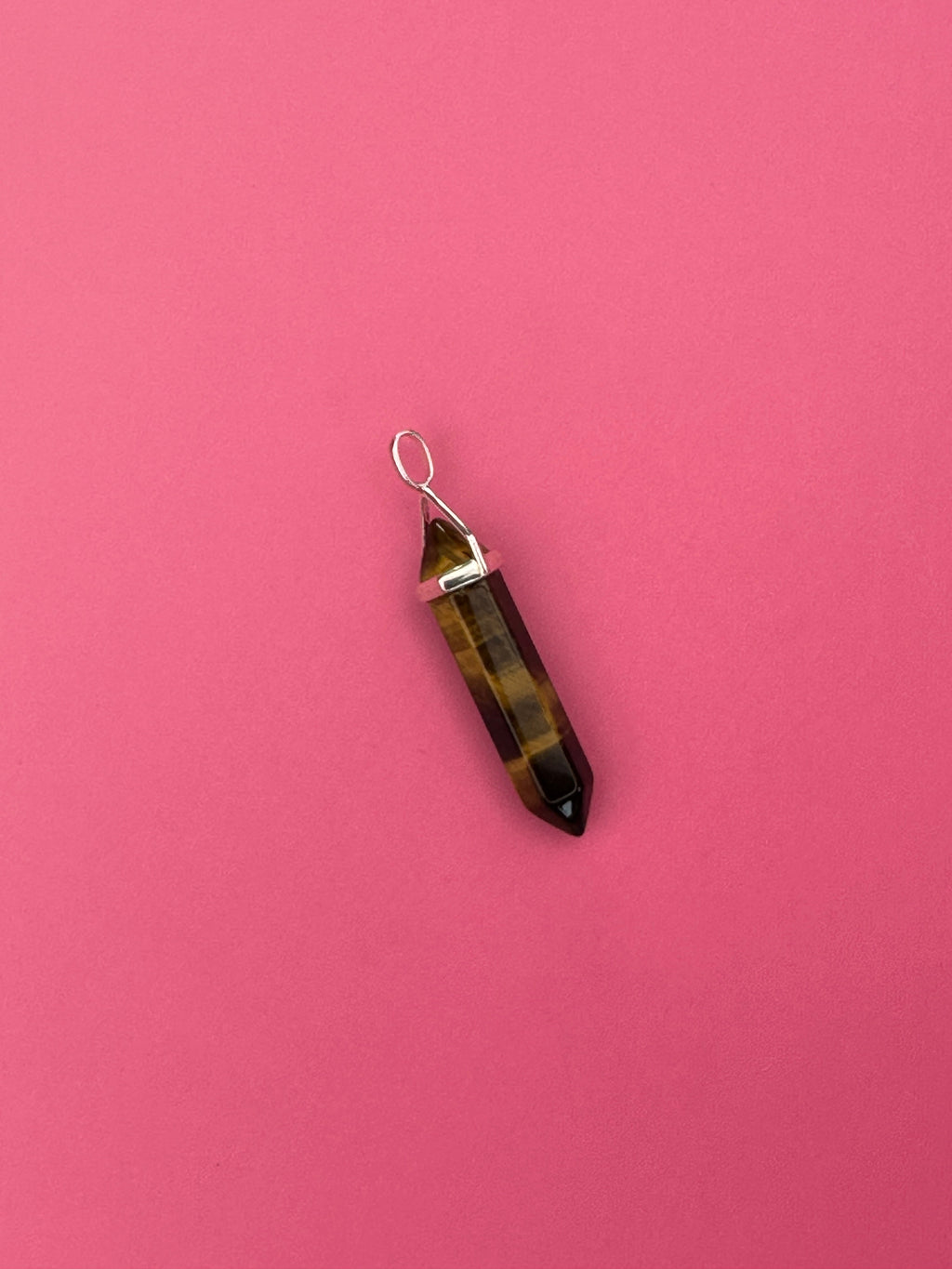 Willpower pendant - Tiger's eye (sterling silver)
