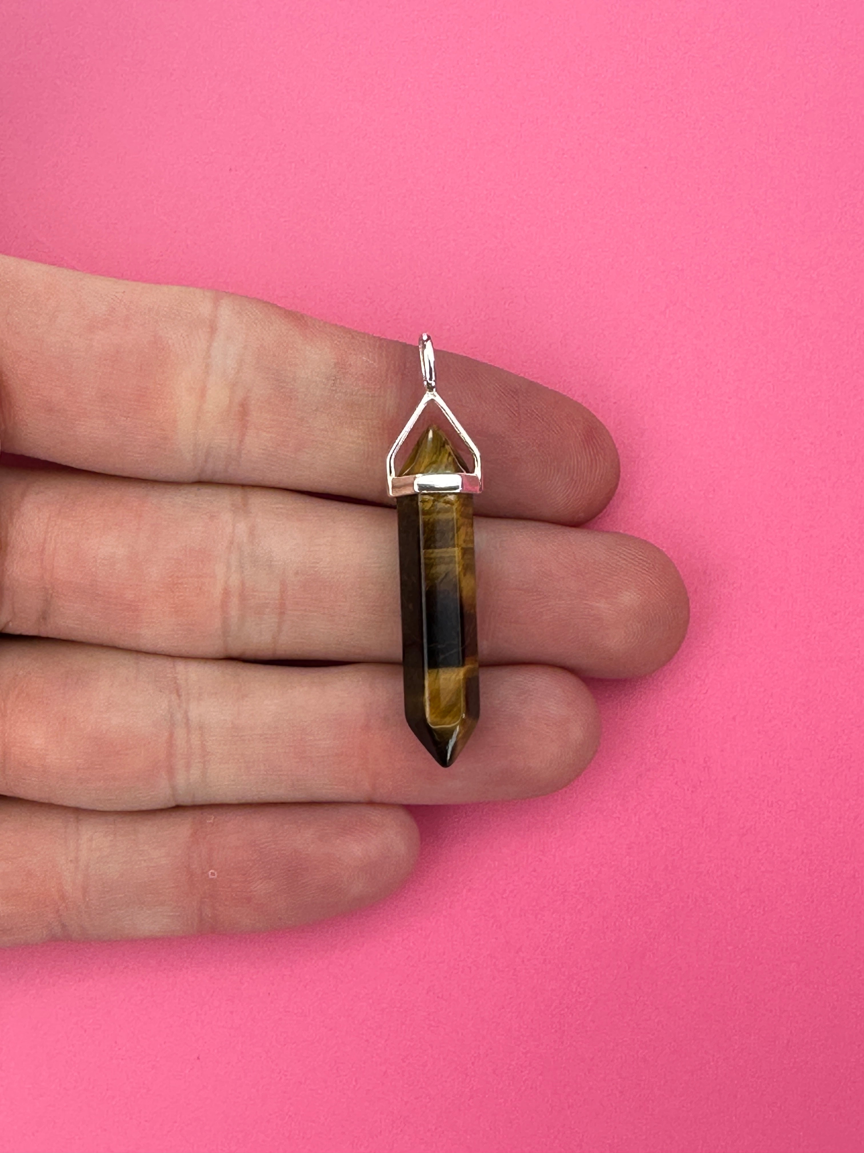 Willpower pendant - Tiger's eye (sterling silver)