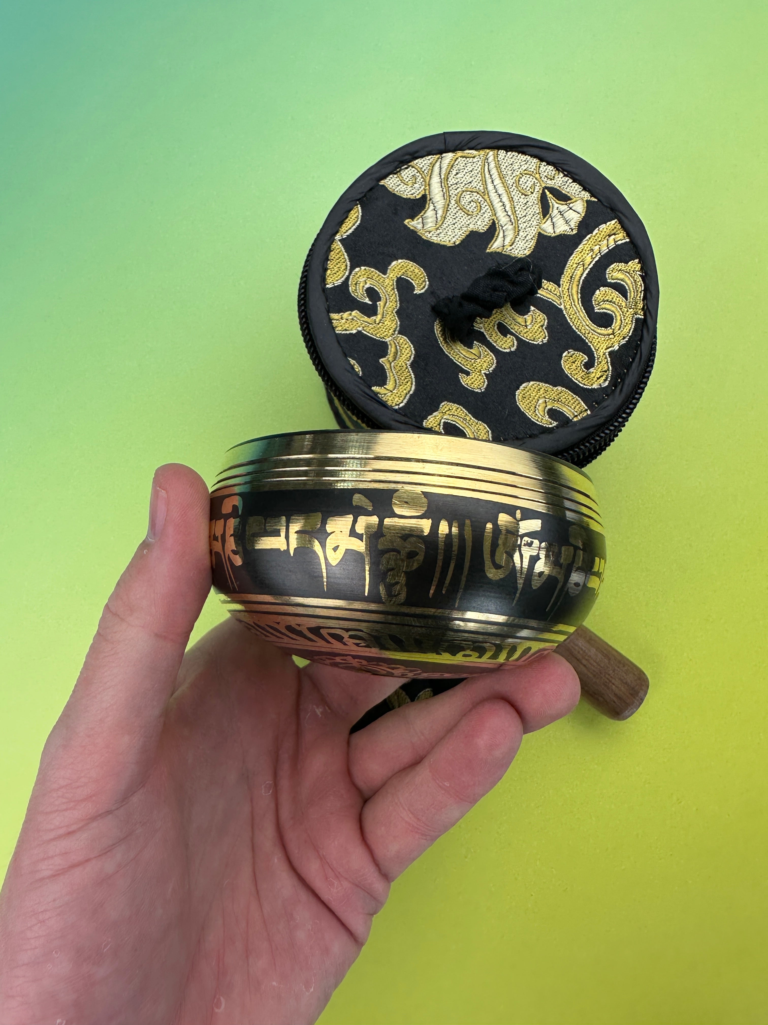 Tibetan singing bowl set