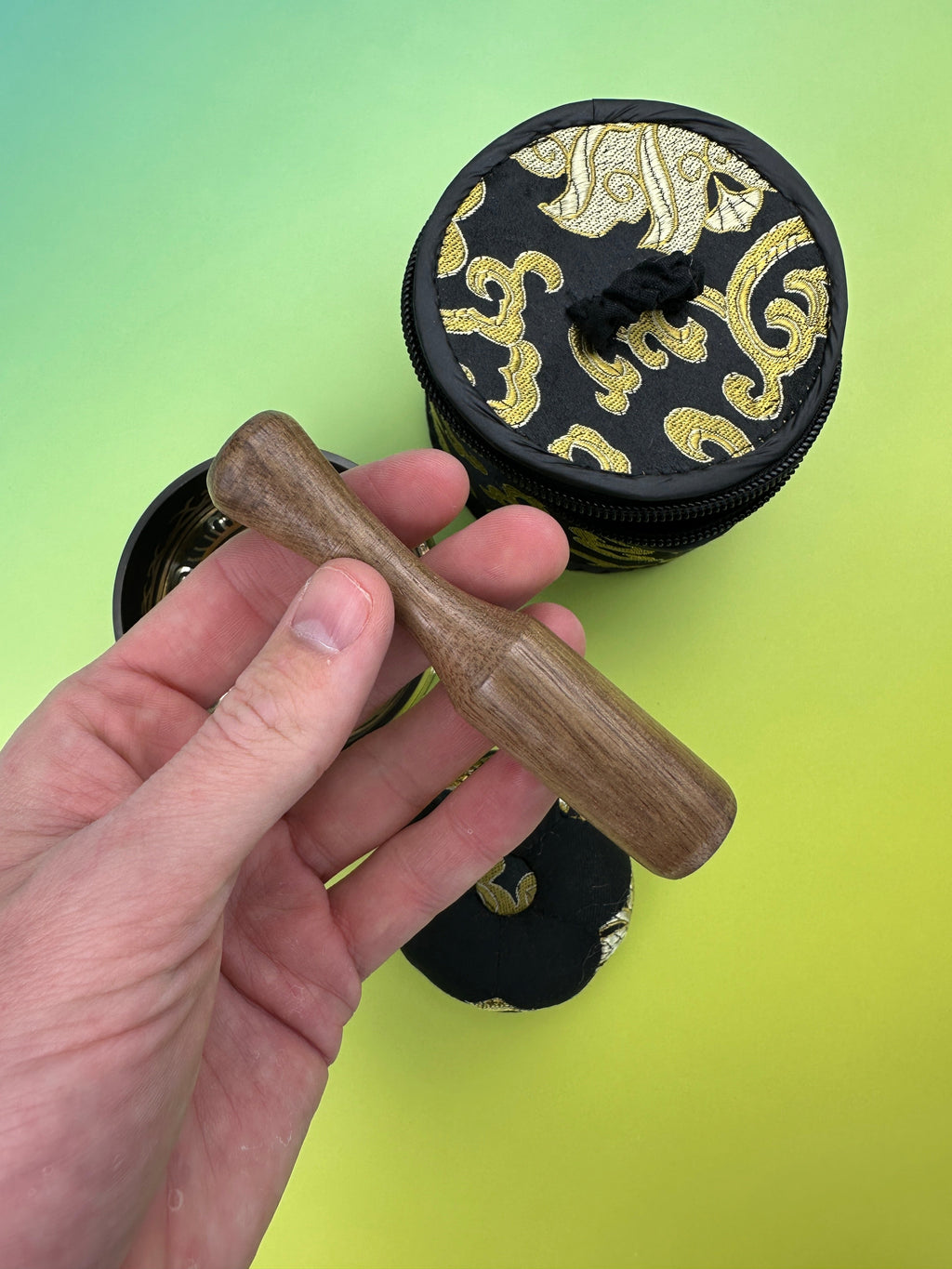 Tibetan singing bowl set