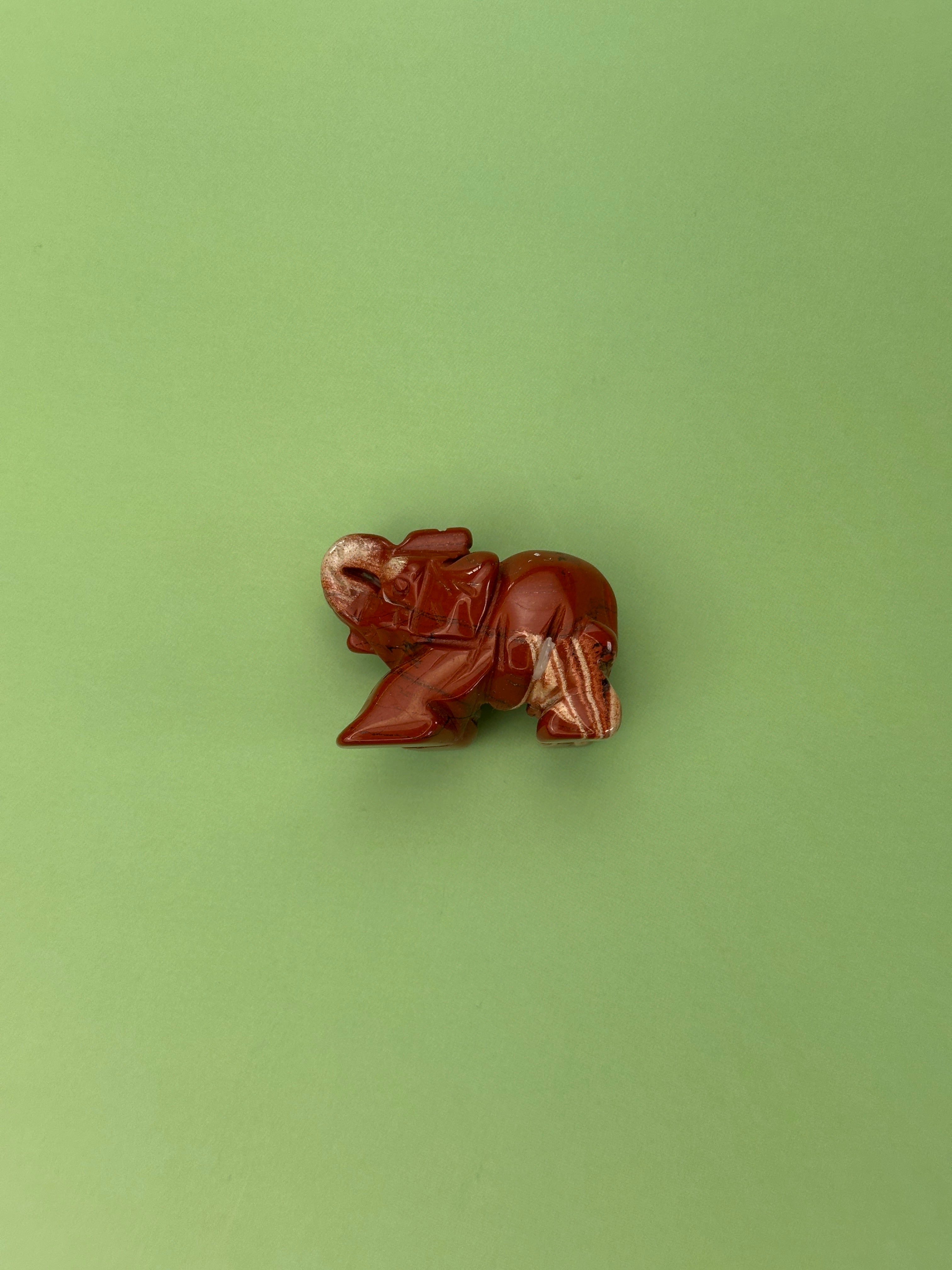 Red jasper - Elephant