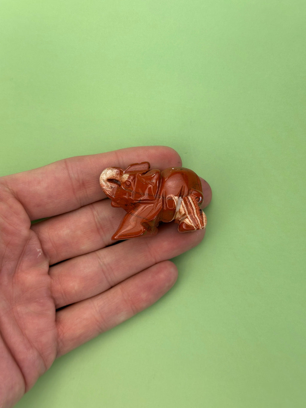Red jasper - Elephant