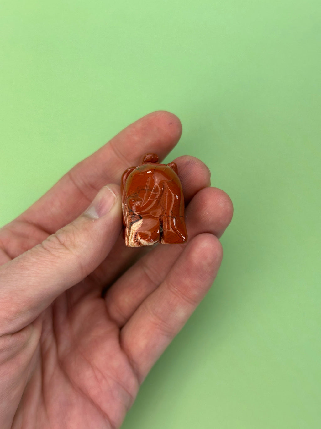 Red jasper - Elephant