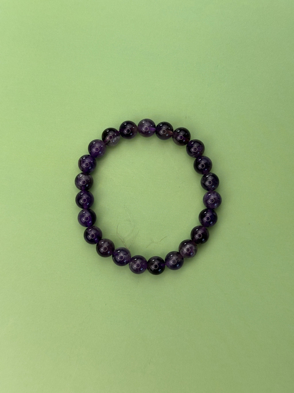 Amethyst - Calmness and clarity - Power bead bracelet