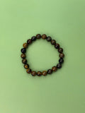 Tiger's eye - Overcoming fear - Power bead bracelet