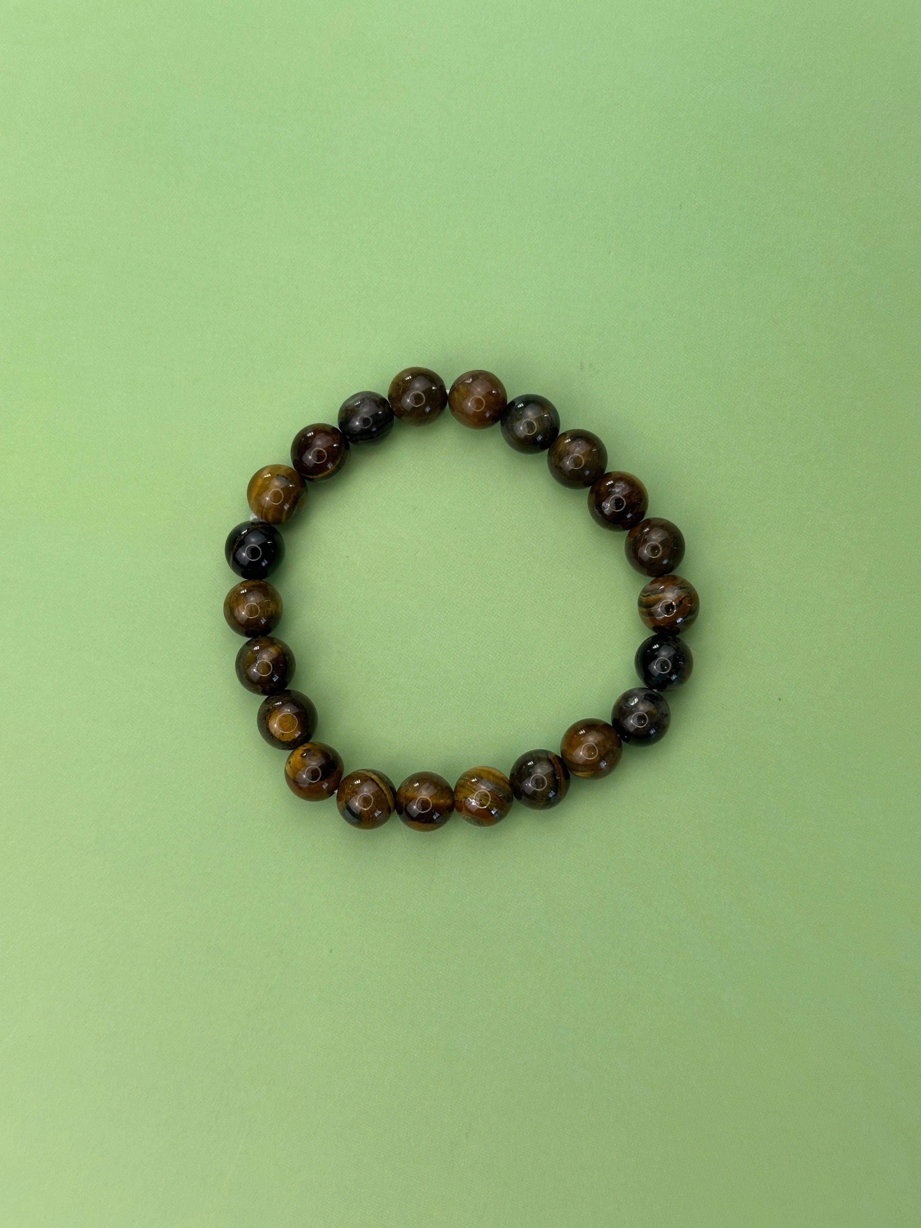 Tiger's eye - Overcoming fear - Power bead bracelet