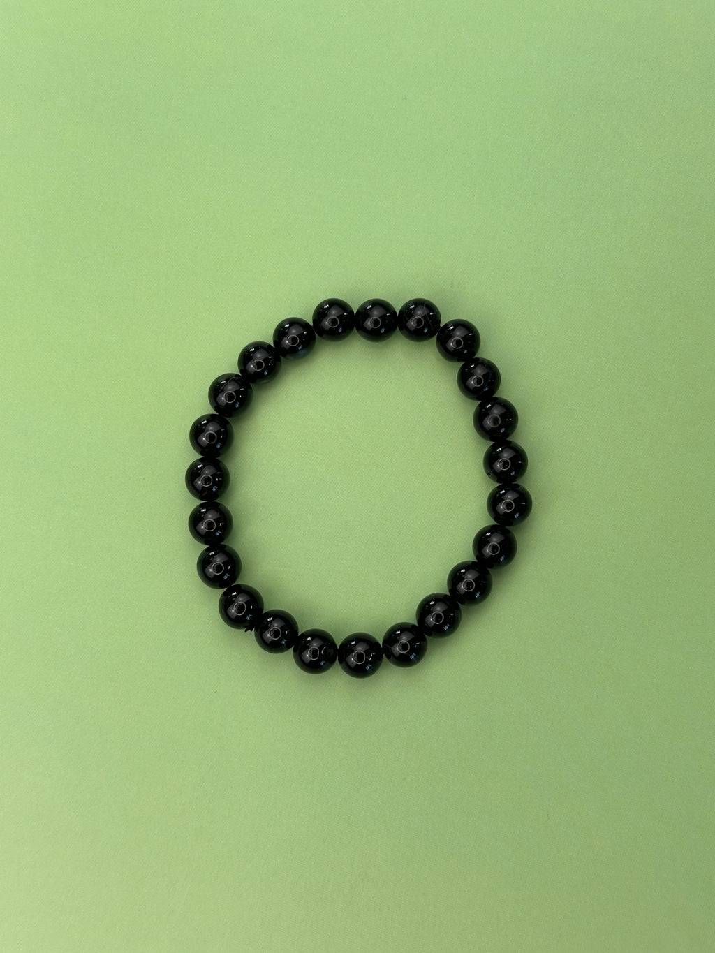 Black agate - Strength and protection - Power bead bracelet