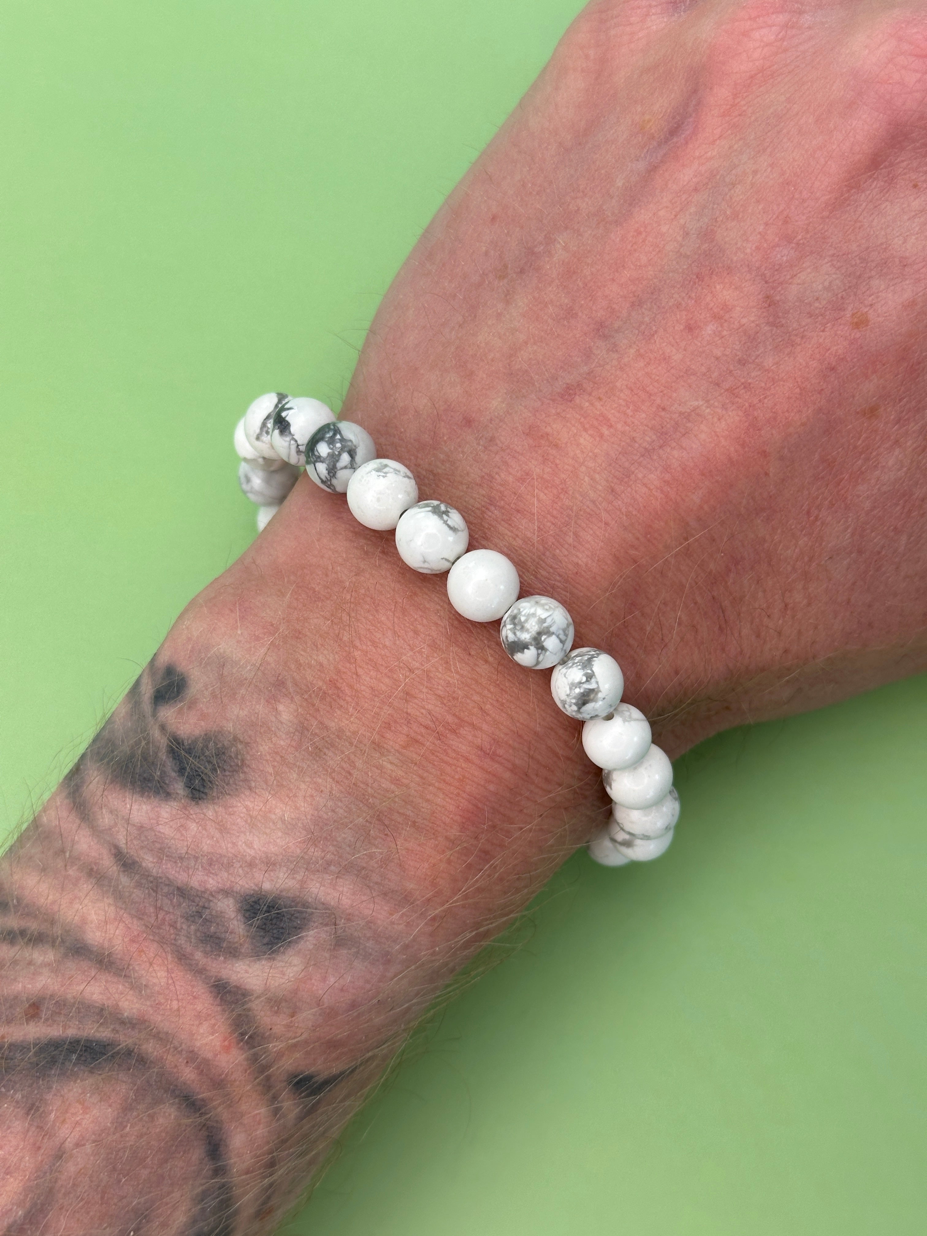 Howlite - Peace and calm - Power bead bracelet