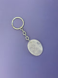 Rose quartz - Keyring - Smooth