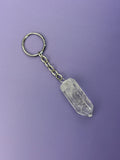 Clear quartz - Keyring