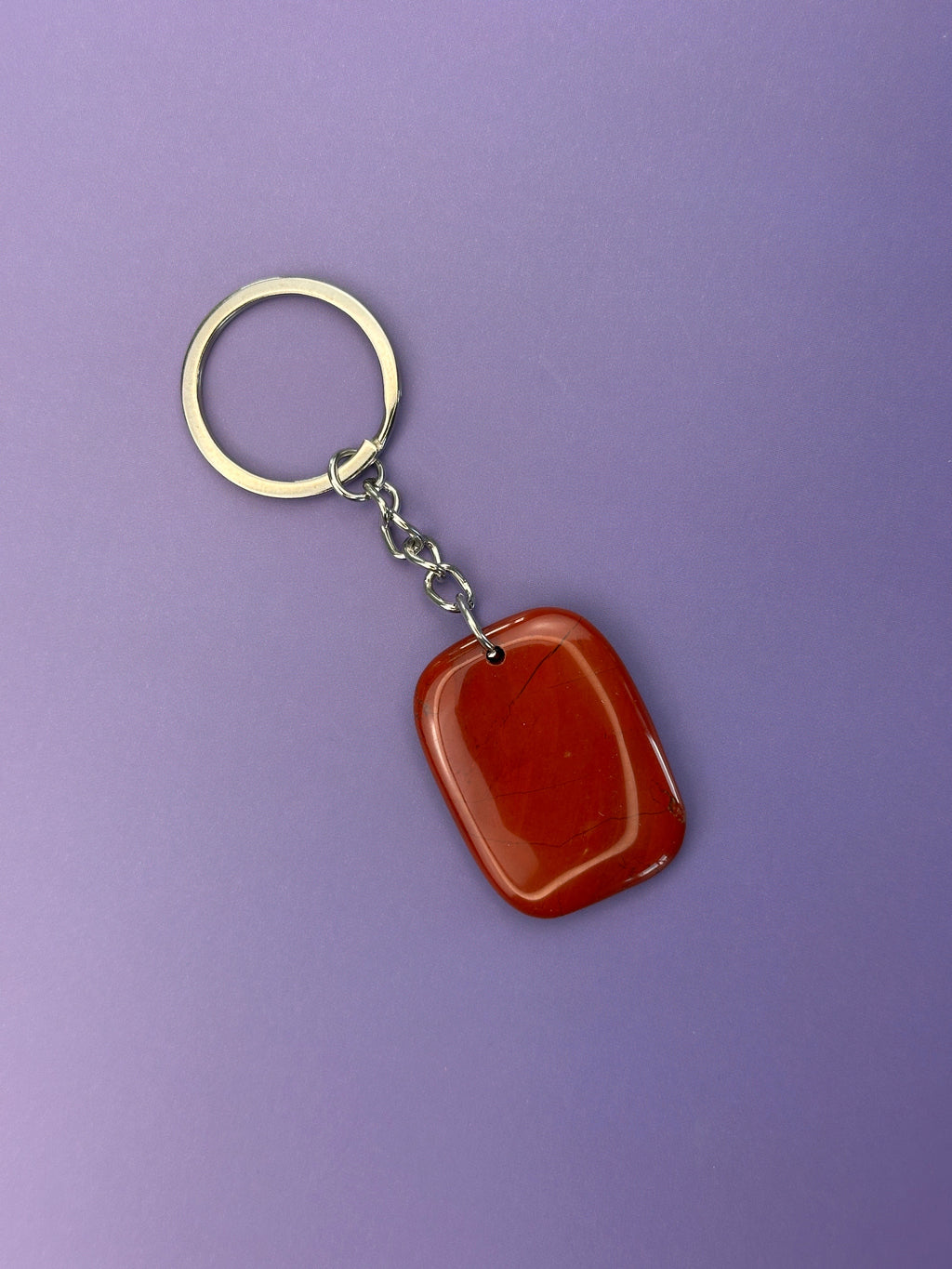 Red jasper - Keyring