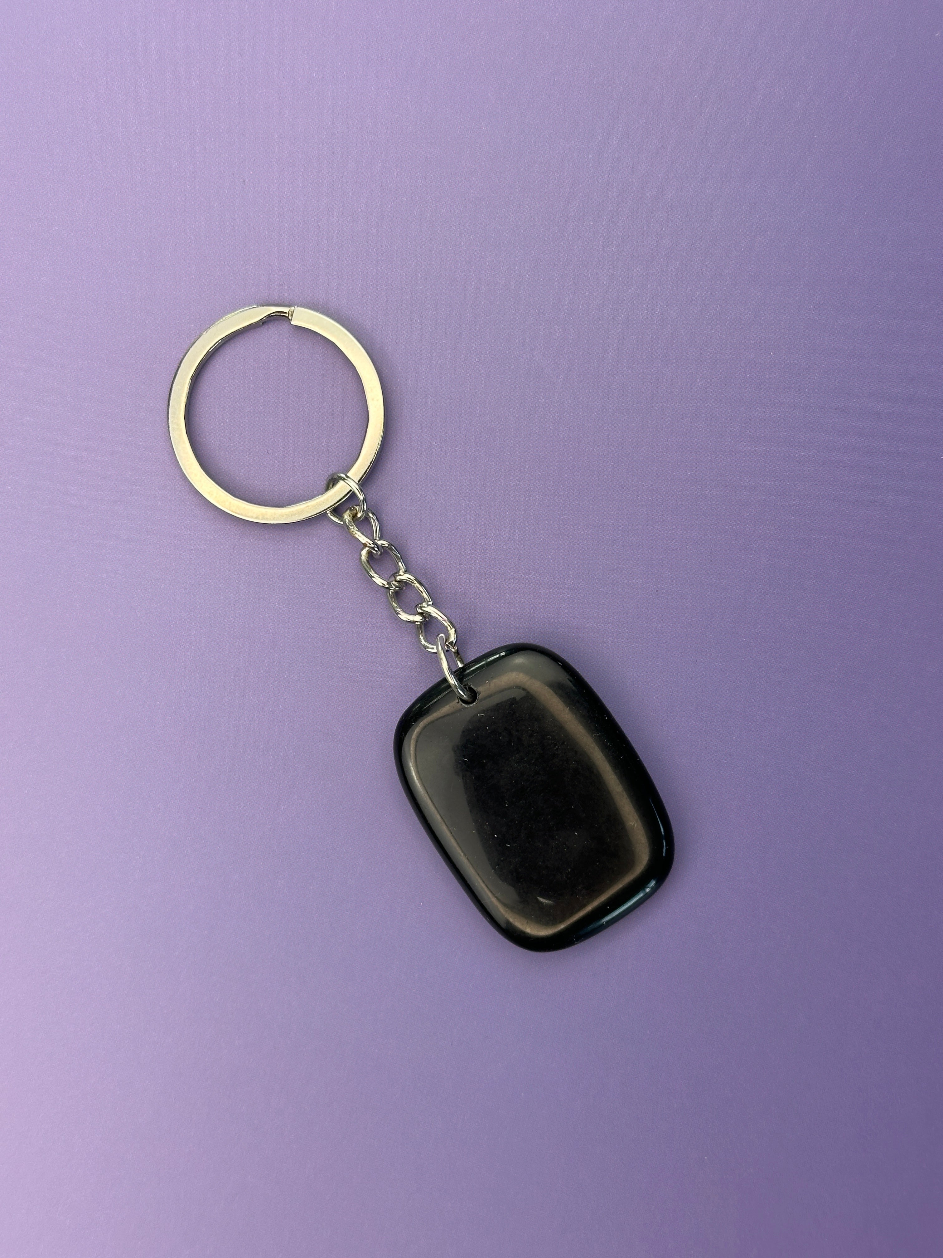 Black jasper - Keyring