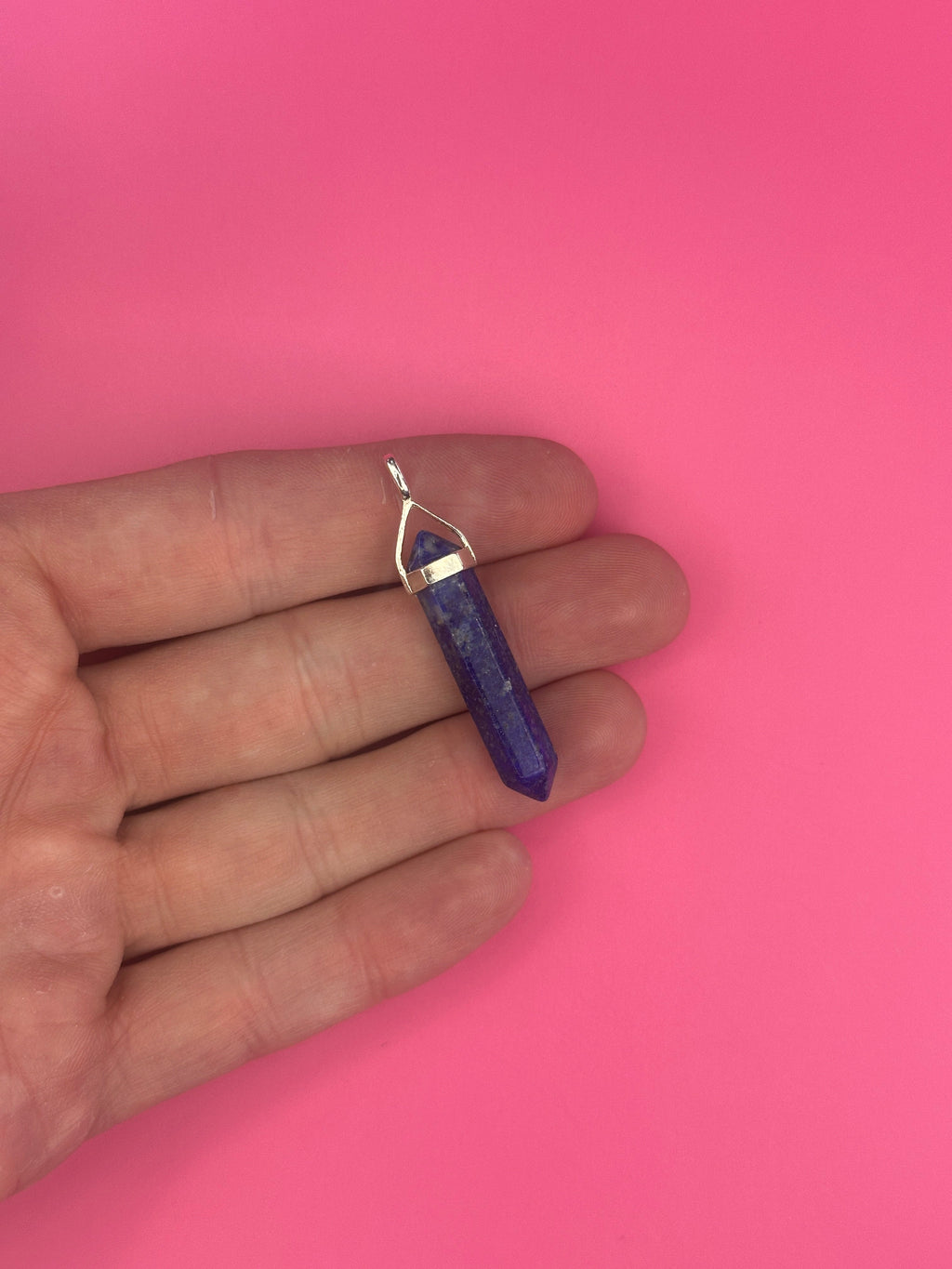 Enlightenment pendant - Lapis lazuli (sterling silver)