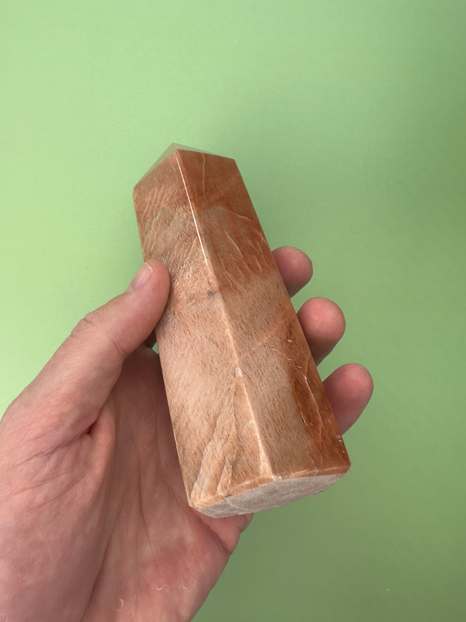 Peach moonstone - XL tower