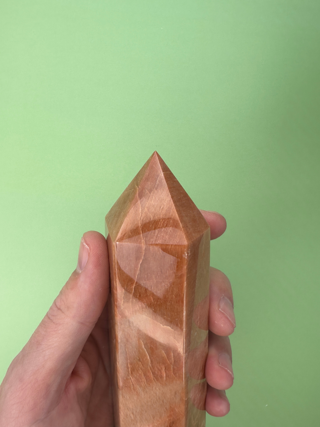 Peach moonstone - XL tower