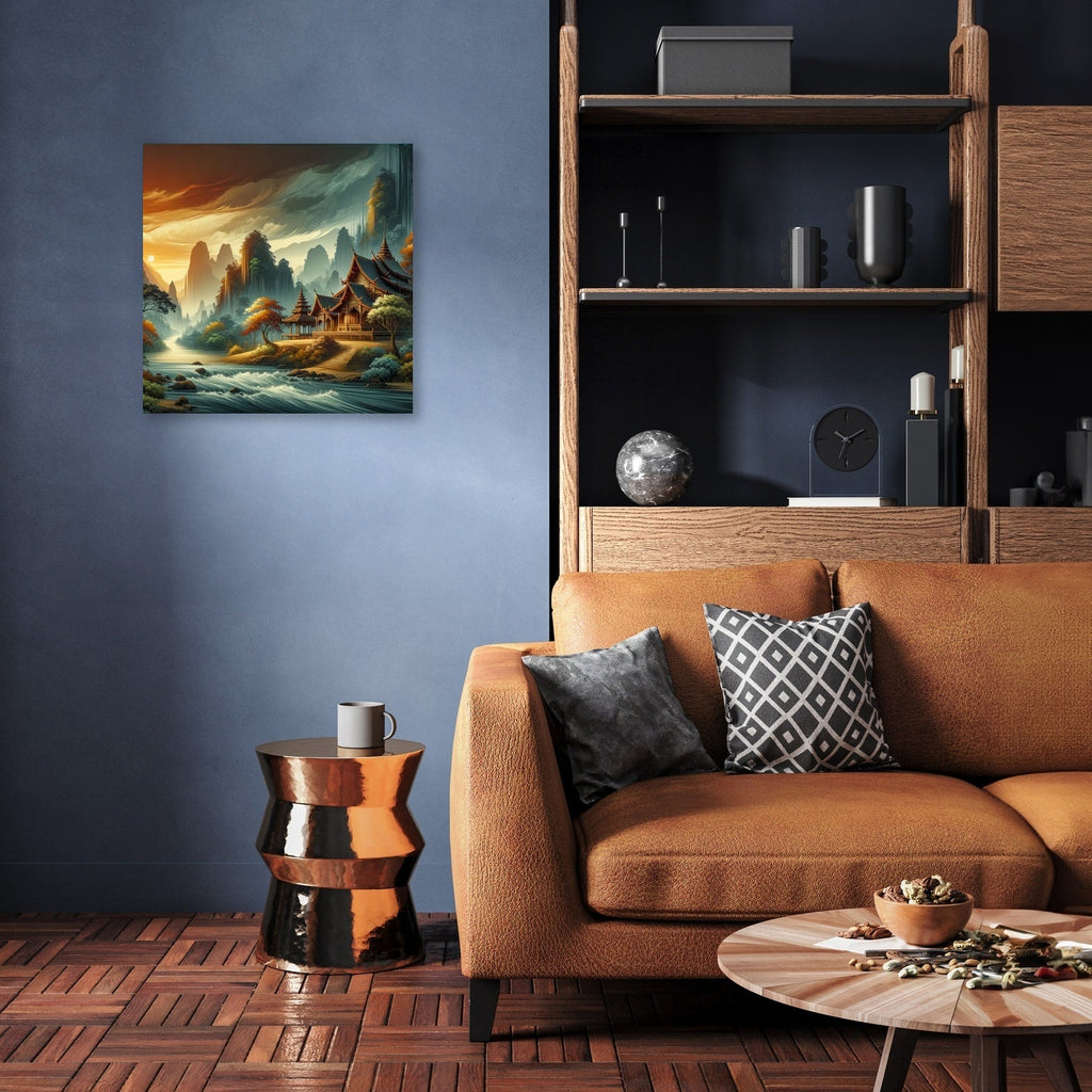 Spiritual Nature Fusion Canvas